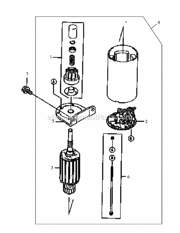 Fh680v-As01 Starter Diagram and Parts List for M60-KW 53AB5DBX150 Cub Cadet Sprayer